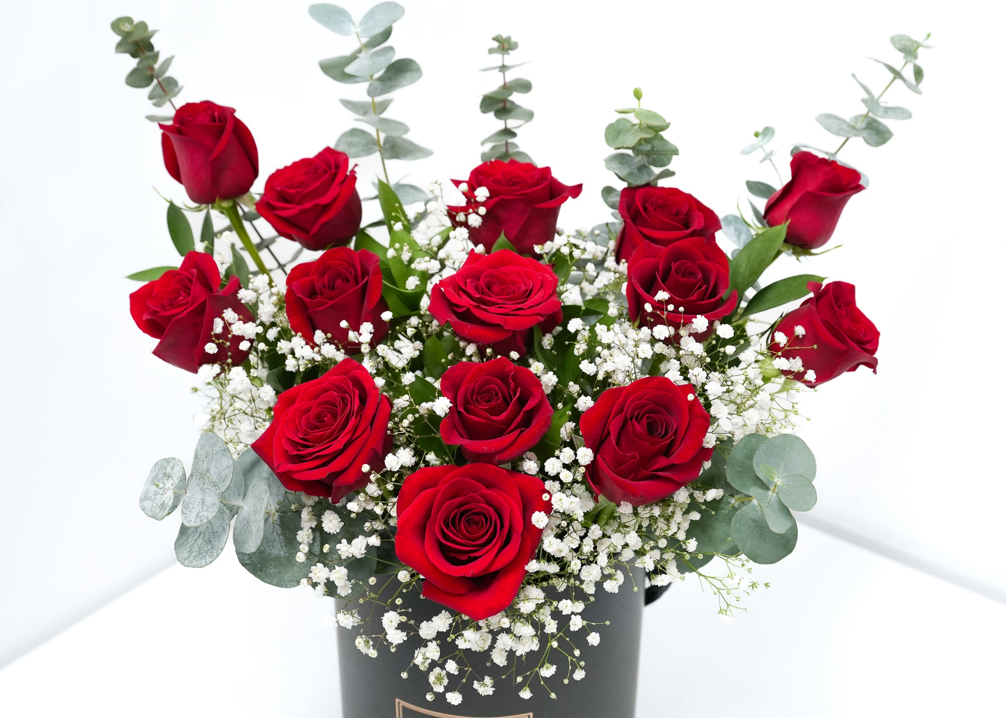 Red Roses Round Box Red Rose Round Box - Flower & Plant Free Delivery | Toronto Flower Shop ...