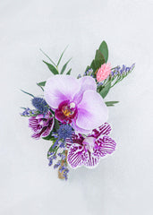 Purple Orchid Boutonniere - Toronto Flower Gallery
