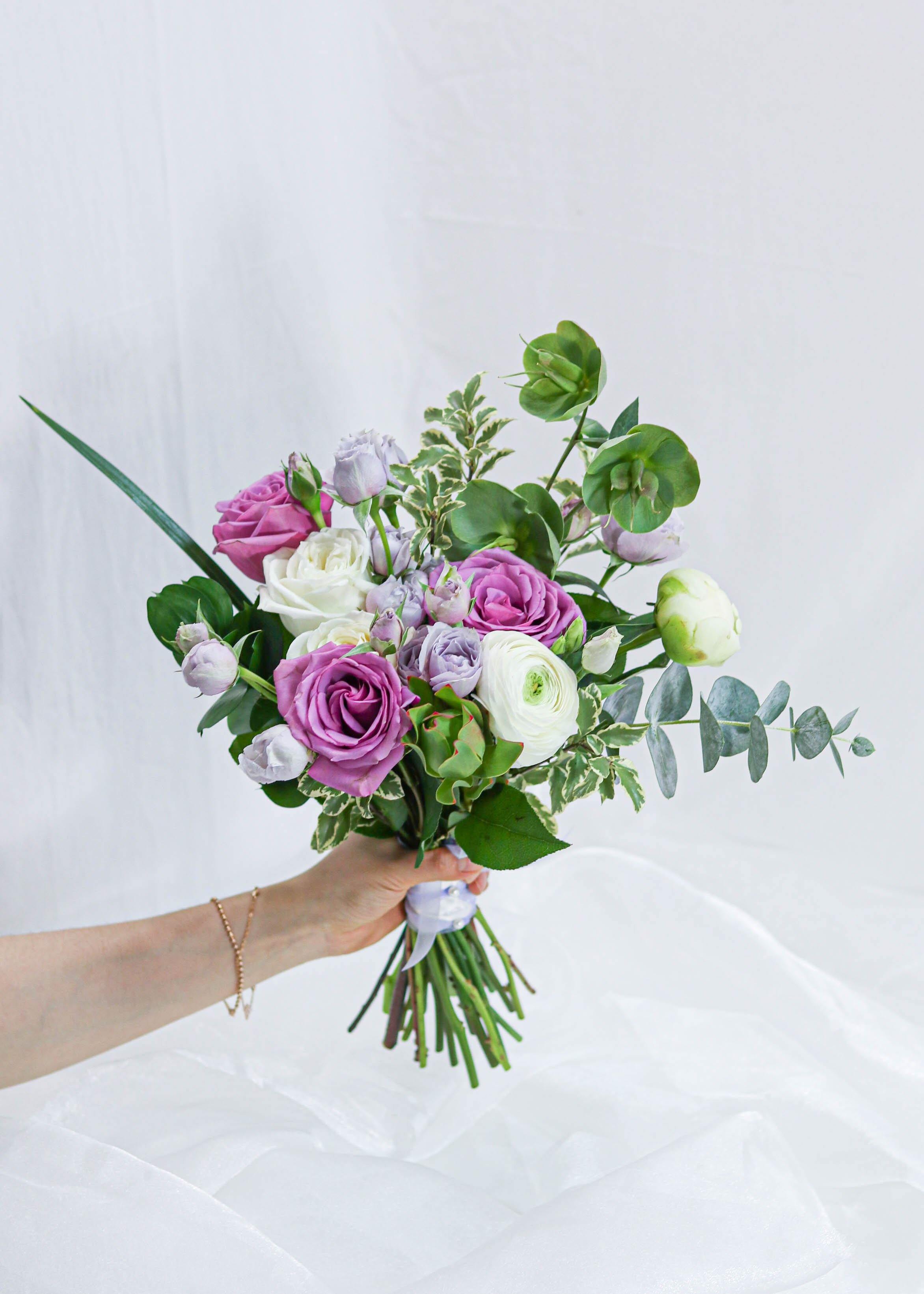 Lavender Mini Wedding Bouquet - Toronto Flower Gallery