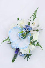 Blue Orchid Wrist Corsage - Toronto Flower Gallery