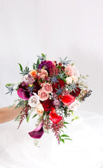Burgundy Bridal Bouquet