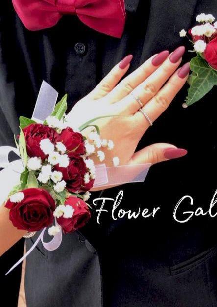Red Roses Wrist Corsage - Flower - Toronto Flower Gallery
