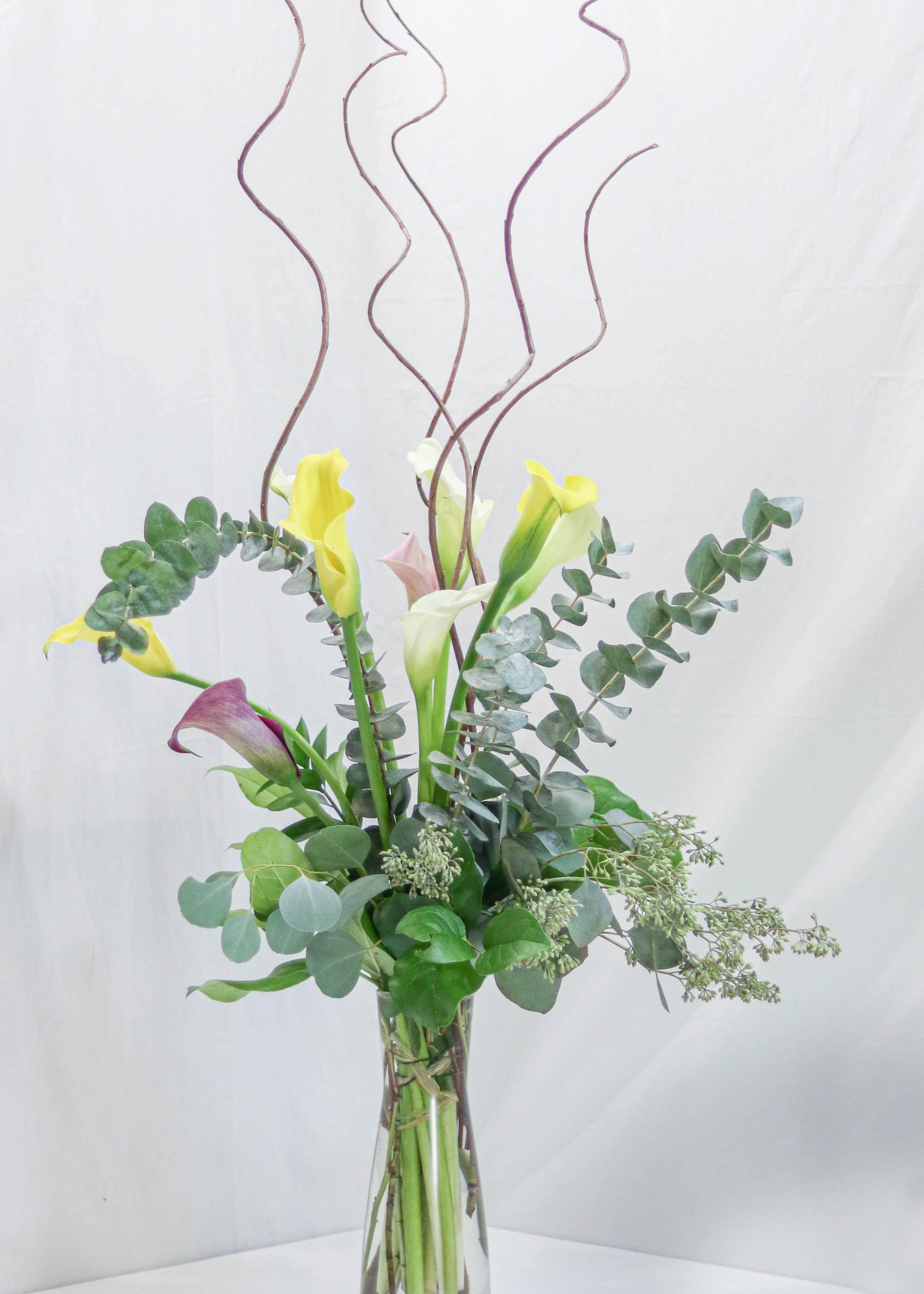 Calla Lily Vase Bouquet - Toronto Flower Gallery