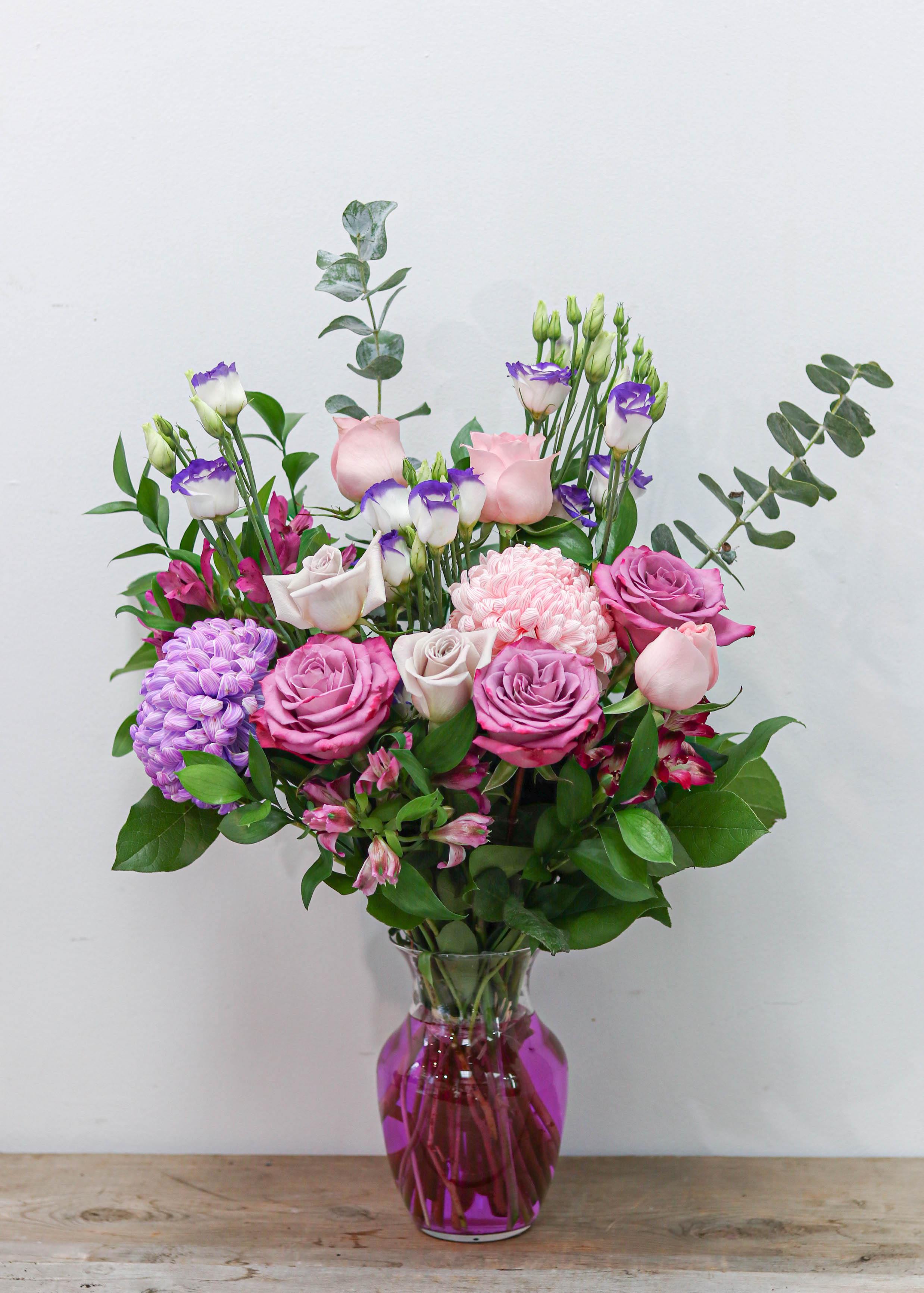 Shades of Purple Bouquet - Flower - Toronto Flower Gallery