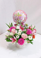 Girls Are Great! Basket - Balloon Basket - Toronto Flower Gallery