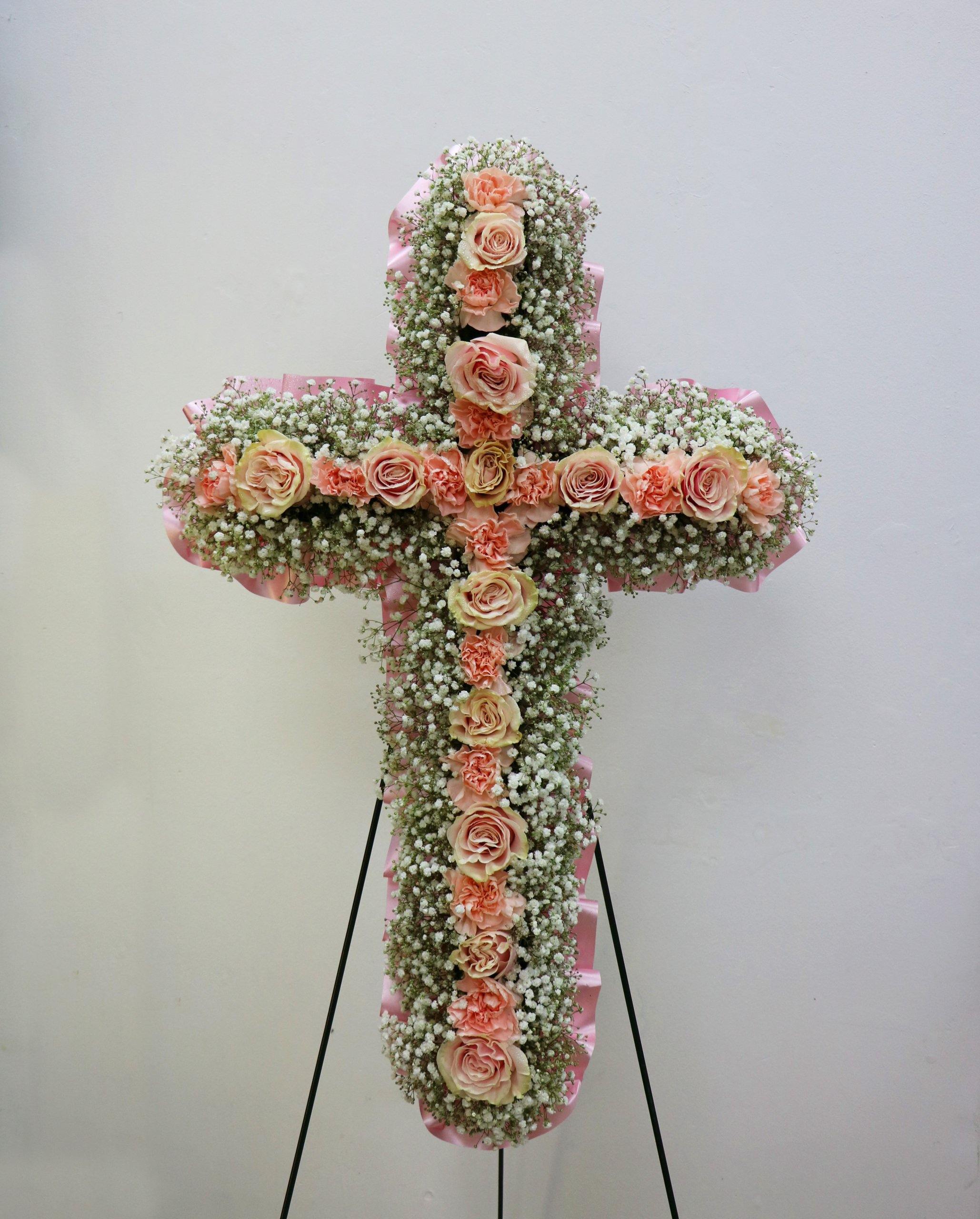Cross Standing Spray - Flower - Toronto Flower Gallery