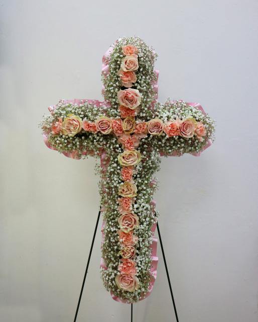 Cross Standing Spray - Flower - Toronto Flower Gallery