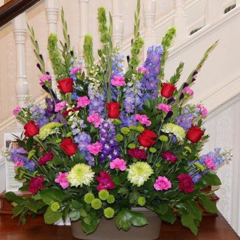 Colorful Flower Basket