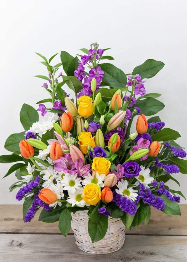Colorful Spring Basket - Toronto Flower Gallery